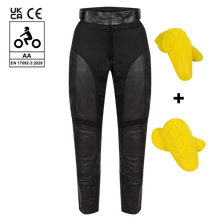 Load image into Gallery viewer, Fiona Black Leather Trousers