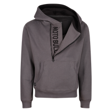 Load image into Gallery viewer, MotoBull Helmet Hoodie (Grey)
