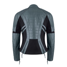 Load image into Gallery viewer, Amelia Grey Leather Jacket