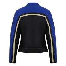 Load image into Gallery viewer, Hayley Blue Leather Jacket