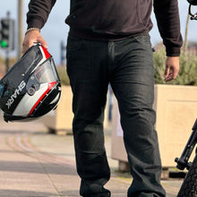 Load image into Gallery viewer, MotoBull Black Jeans