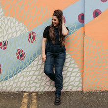 Load image into Gallery viewer, Daisy Blue Dungaree