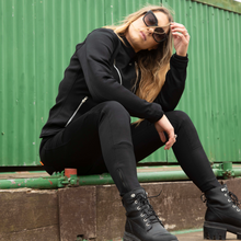 Load image into Gallery viewer, Nimi Zip Trousers (Black)