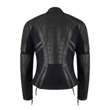 Load image into Gallery viewer, Amelia Black Leather Jacket