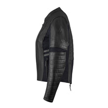 Load image into Gallery viewer, Amelia Black Leather Jacket