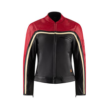 Load image into Gallery viewer, Hayley Red Leather Jacket