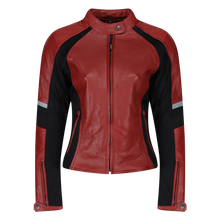 Load image into Gallery viewer, Fiona Red Leather Jacket