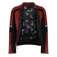 Load image into Gallery viewer, Fiona Red Leather Jacket