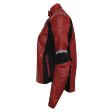 Load image into Gallery viewer, Fiona Red Leather Jacket