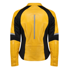 Load image into Gallery viewer, Fiona Yellow Leather Jacket