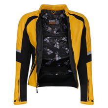Load image into Gallery viewer, Fiona Yellow Leather Jacket