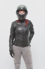 Load and play video in Gallery viewer, Valerie Black Leather Jacket