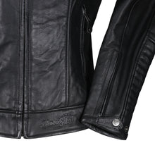 Load image into Gallery viewer, Valerie Black Leather Jacket - MotoGirl Ltd