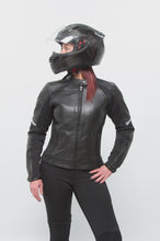 Load and play video in Gallery viewer, Fiona Black Leather Jacket