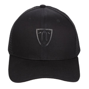 MotoGirl Black Shield Cap