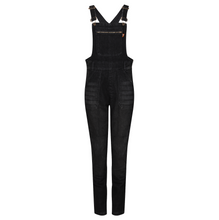 Load image into Gallery viewer, Daisy Black Dungaree