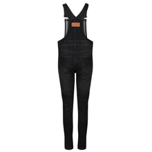 Load image into Gallery viewer, Daisy Black Dungaree