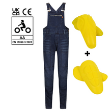 Load image into Gallery viewer, Daisy Blue Dungaree