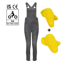 Load image into Gallery viewer, Daisy Grey Dungaree