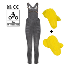 Load image into Gallery viewer, Daisy Grey Dungaree
