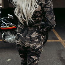 Load image into Gallery viewer, Camo Long Sleeve Jumpsuit