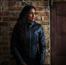 Load image into Gallery viewer, Valerie Black Leather Jacket