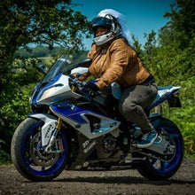 Load image into Gallery viewer, Valerie Camel Leather Jacket - MotoGirl Ltd