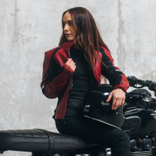 Load image into Gallery viewer, Fiona Red Leather Jacket