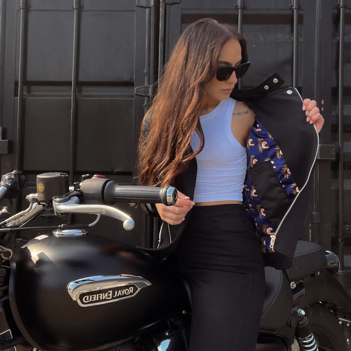 Sherrie Black Jacket – MotoGirl Ltd