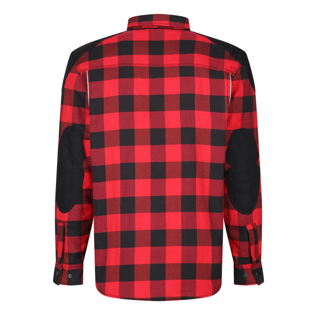 Woody Flannel Jacket (Red) - MotoGirl Ltd