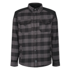 Woody Flannel Jacket (Grey) - MotoGirl Ltd
