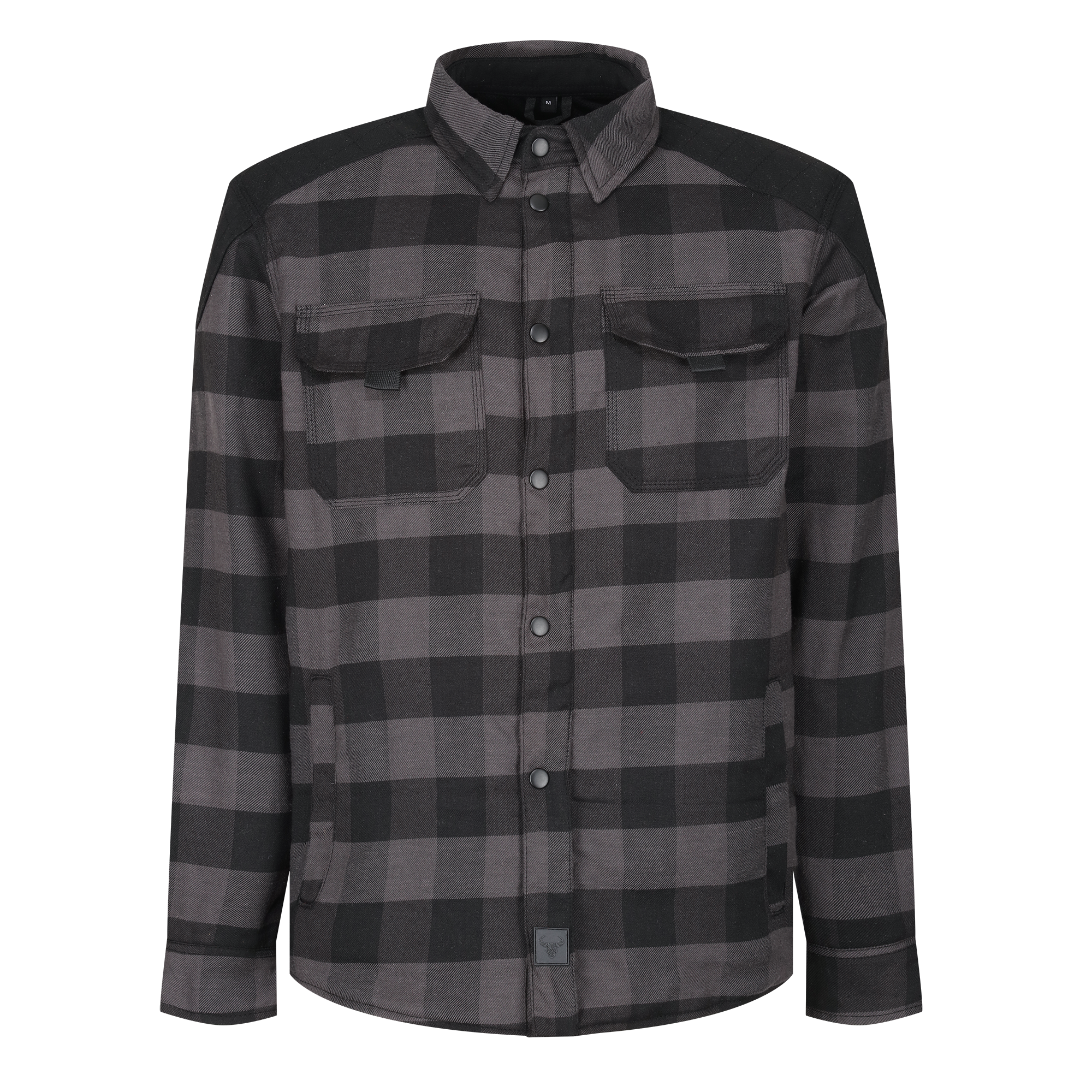 Woody Flannel Jacket (Grey) - MotoGirl Ltd