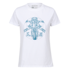 Da Vinci T-Shirt (White) - MotoGirl Ltd