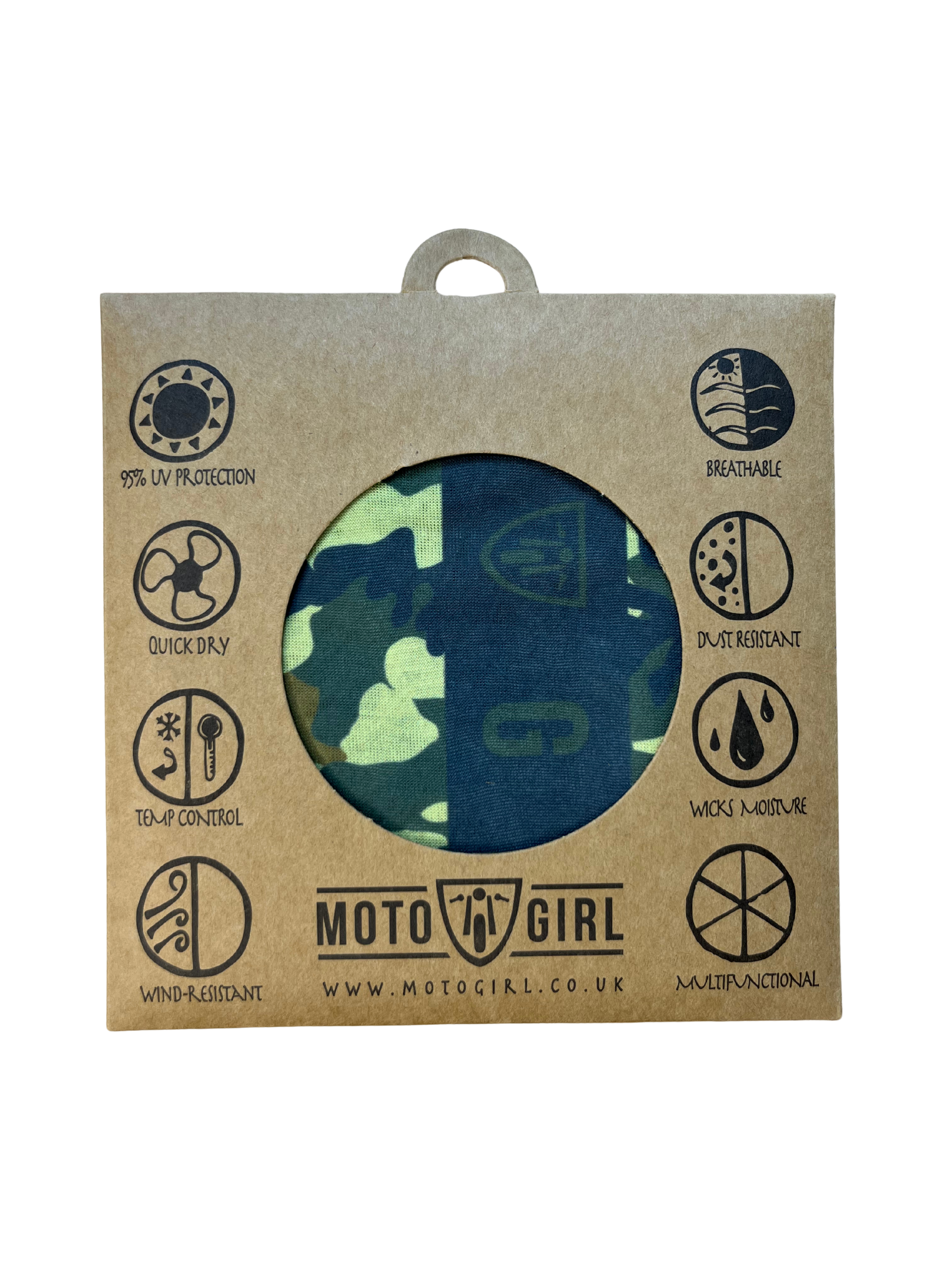 Camo Neck Tube - MotoGirl Ltd