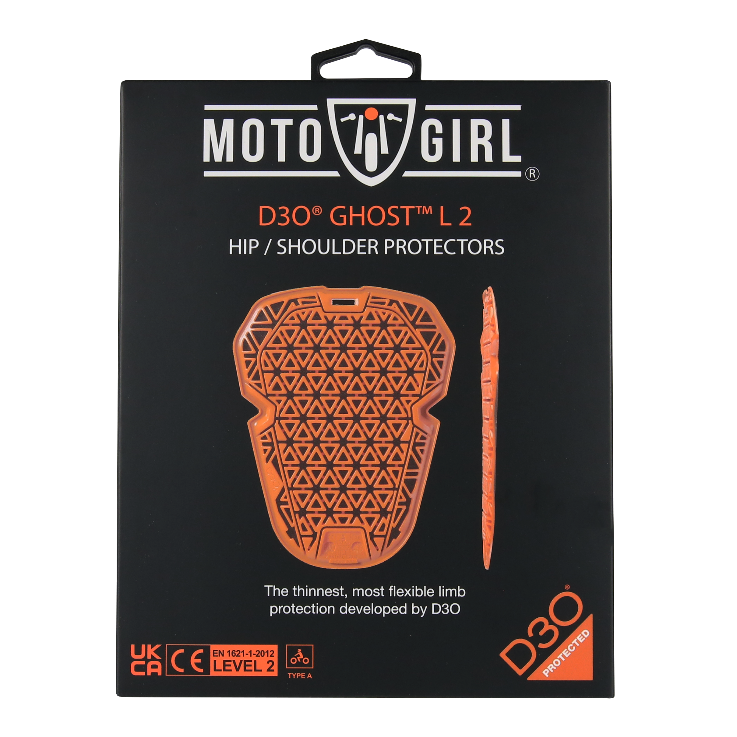 D3O® Ghost™ L2 Hip/Shoulder Protector (pair) - MotoGirl Ltd