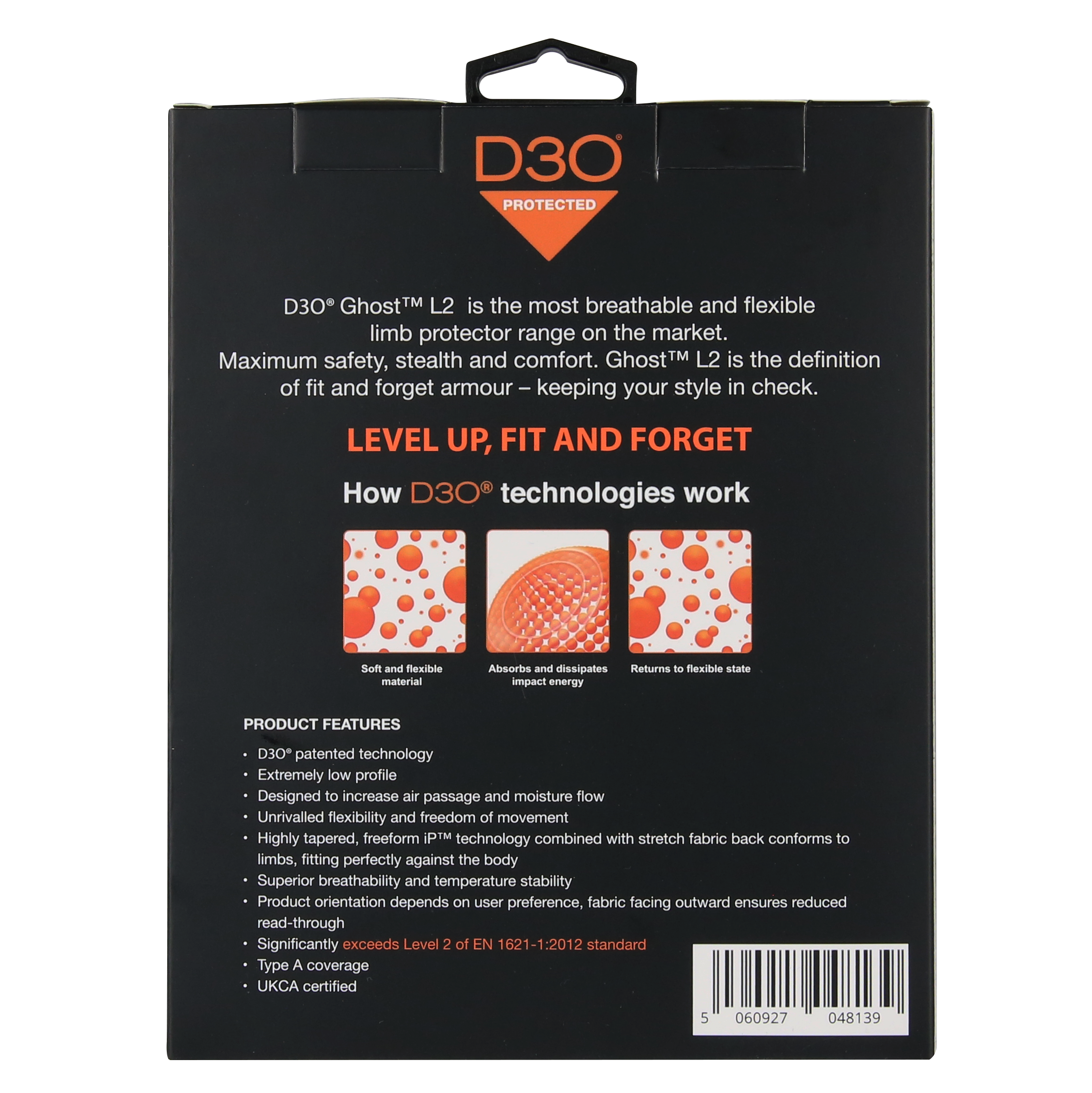 D3O® Ghost™ L2 Hip/Shoulder Protector (pair) - MotoGirl Ltd