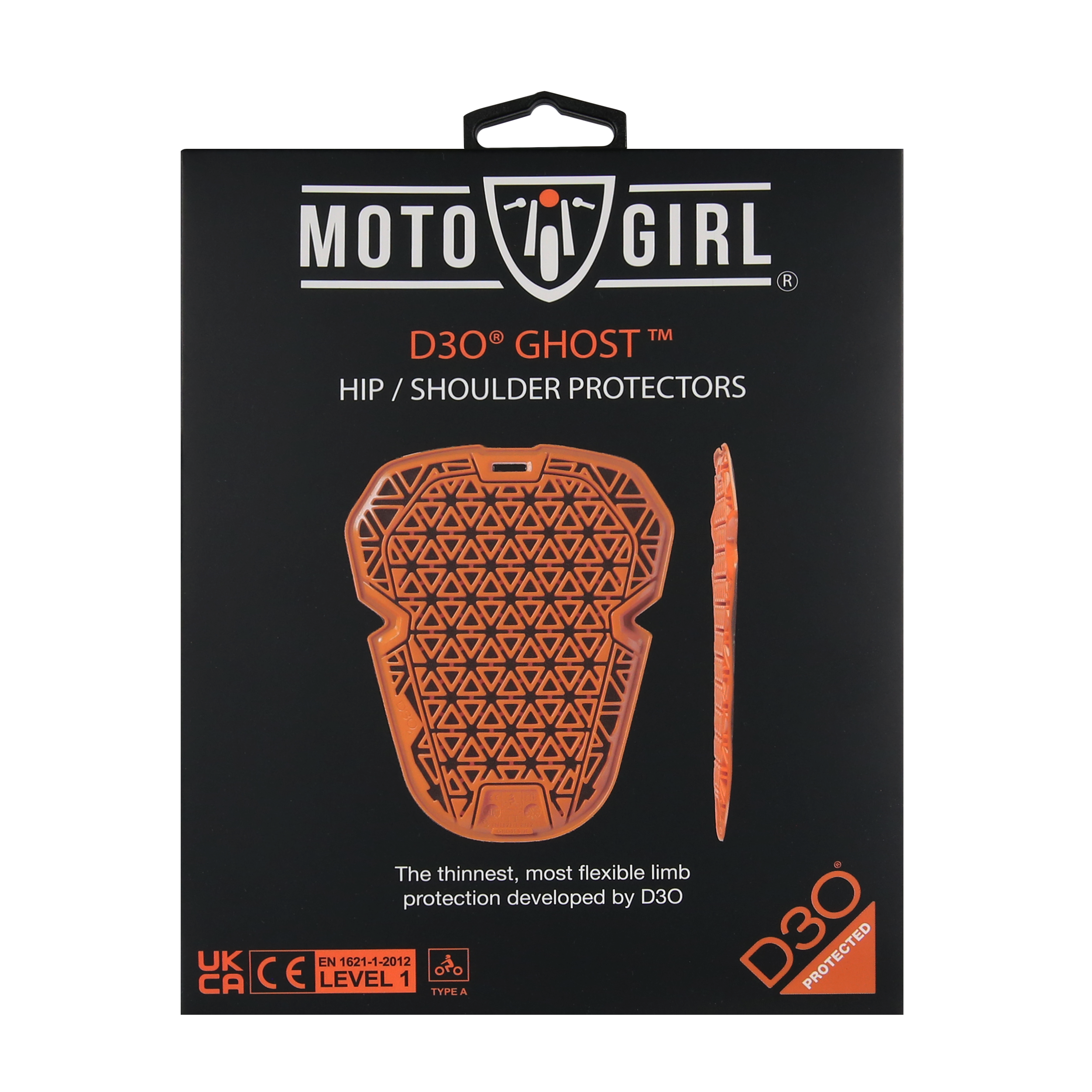 D3O® Ghost™ L1 Hip/Shoulder Protector (pair) - MotoGirl Ltd