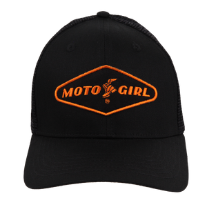 MotoGirl Patch Mesh Cap