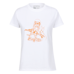 Rebel Girl T-Shirt (White) - MotoGirl Ltd