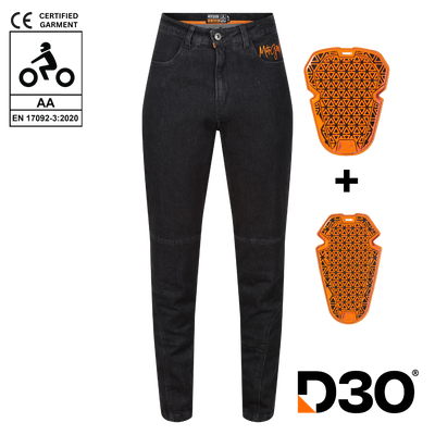 Isla Black Jeans - MotoGirl Ltd