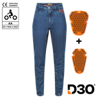 Isla Light Blue Jeans - MotoGirl Ltd