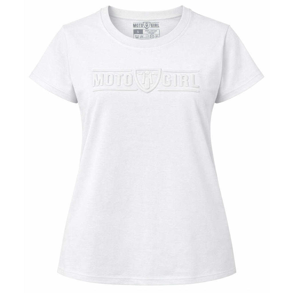 3D T-Shirt (White) - MotoGirl Ltd