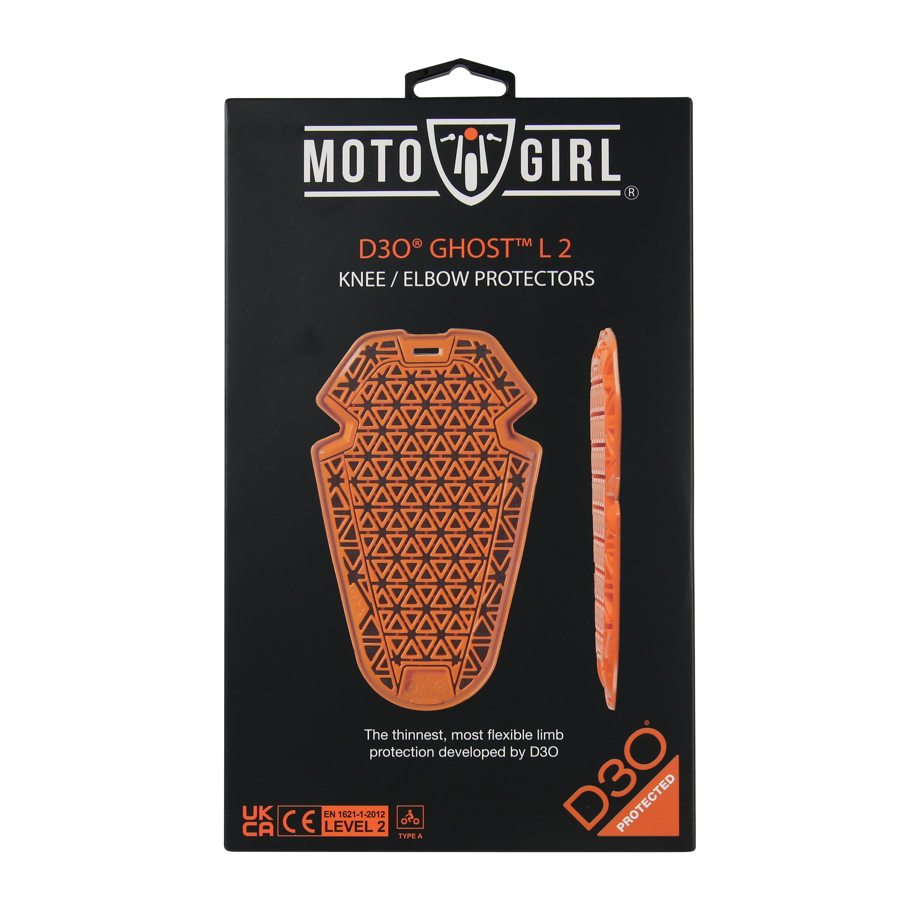 D3O® Ghost™ L2 - Knee/Elbow Protector (pair) - MotoGirl Ltd