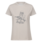 Rebel Girl T-Shirt (Sand) - MotoGirl Ltd