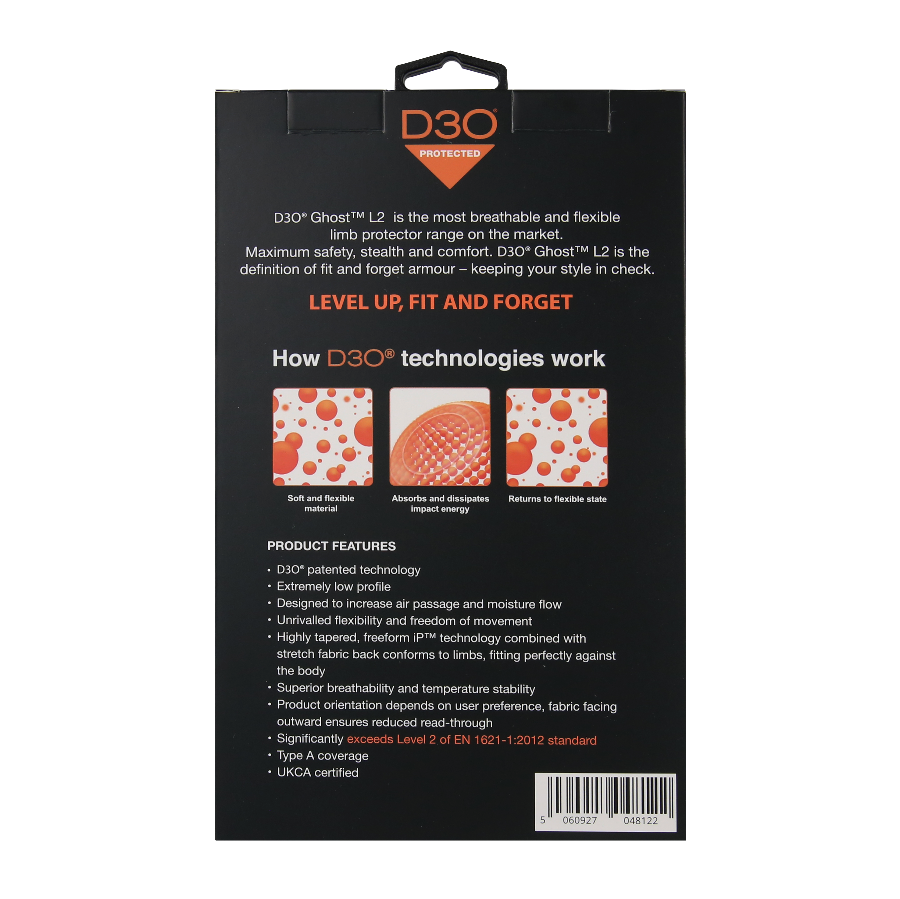 D3O® Ghost™ L2 - Knee/Elbow Protector (pair) - MotoGirl Ltd