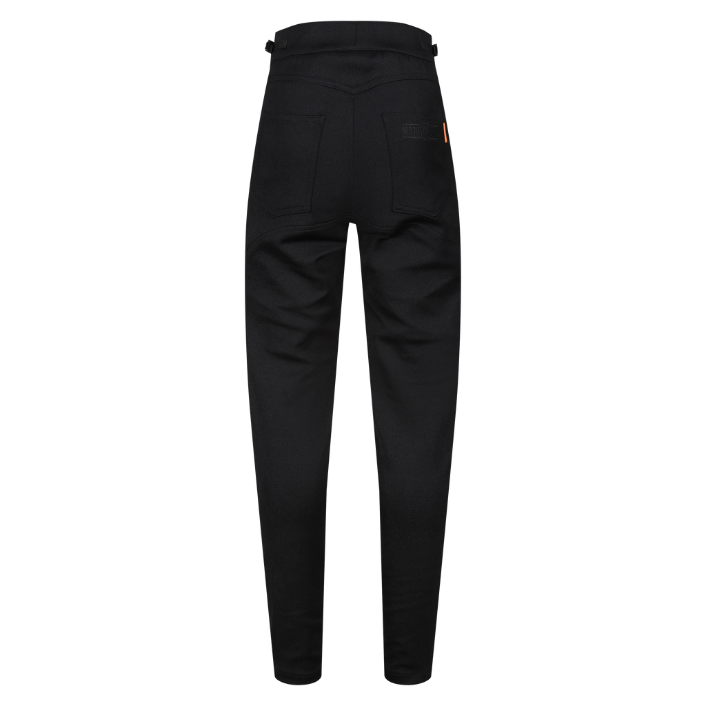 Nimi Zip Trousers (Black) - MotoGirl Ltd
