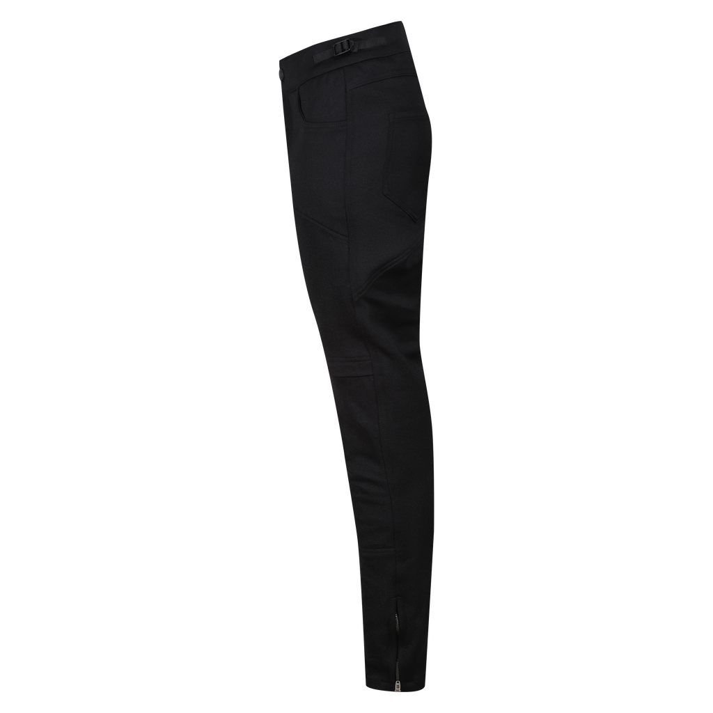 Nimi Zip Trousers (Black) - MotoGirl Ltd