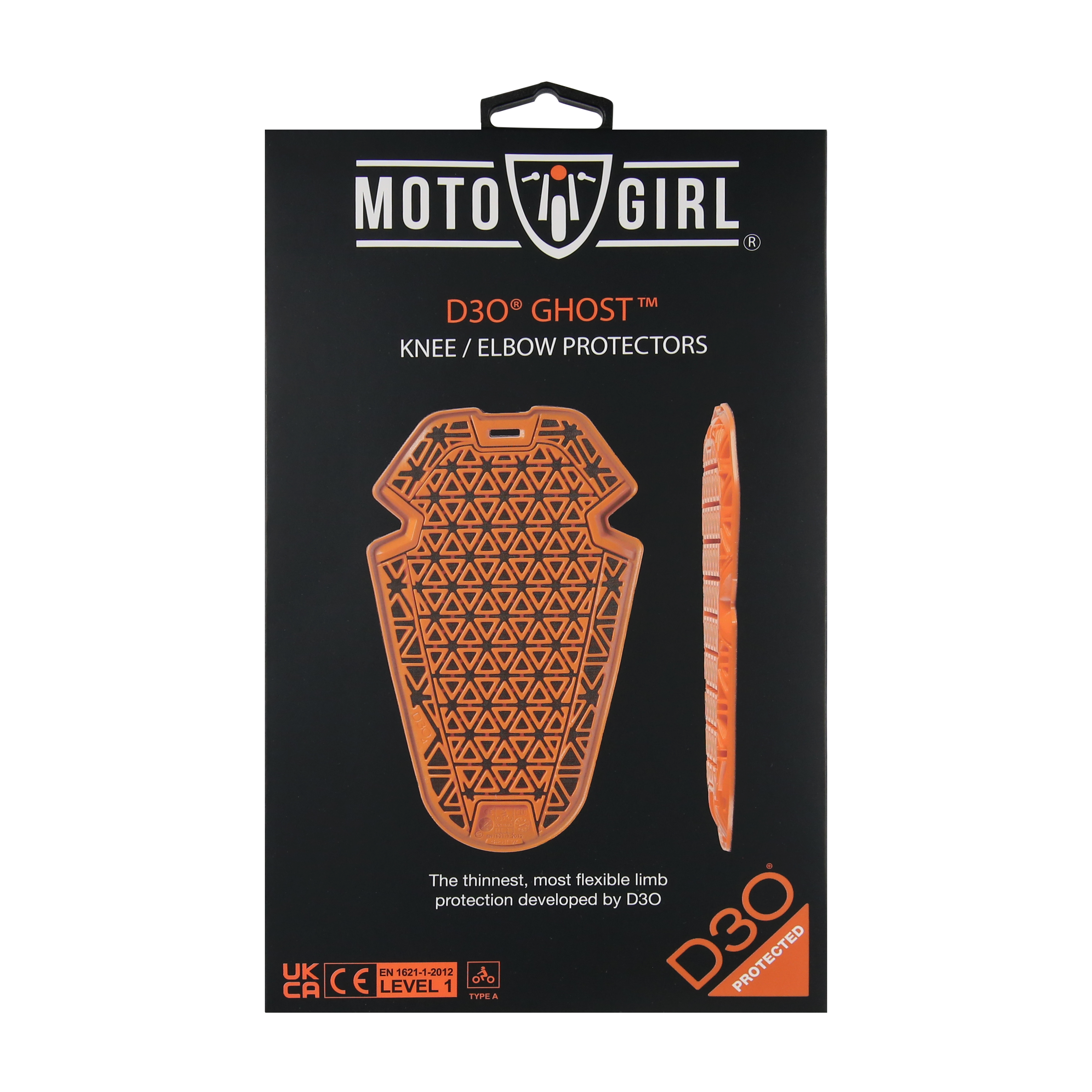 D3O® Ghost™ L1 - Knee/Elbow Protector (pair) - MotoGirl Ltd