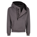 MotoBull Helmet Hoodie (Grey) - MotoGirl Ltd