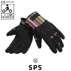 Bessie Gloves (Stripe) - MotoGirl Ltd